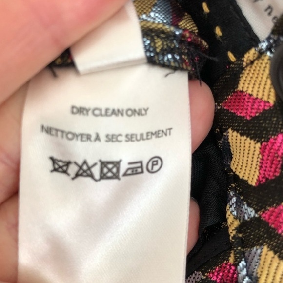 Anthropologie Gold Patterned Pants - Picture 9 of 10